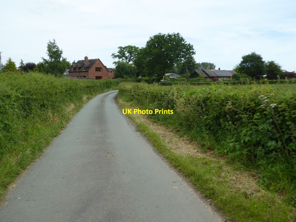 Photo 6"x4" Country road at Farlow Foxhole c2017
