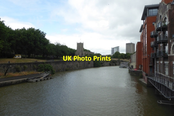 Photo 6"x4" River from Bristol Bridge Barton Hill\/ST6072 c2017