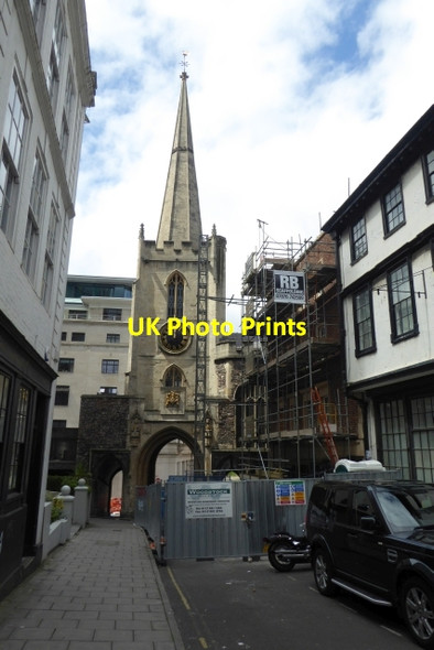 Photo 6"x4" Church on Broad Street Bristol c2017