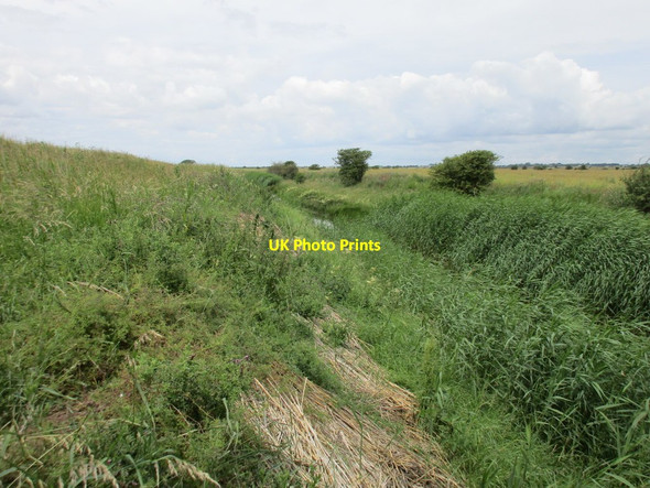 Photo 6"x4" Soak Dike and East Level Bank Skeffling c2017