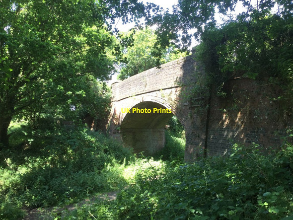 Photo 6"x4" Bridge at Run Common Grafham\/TQ0241 c2017