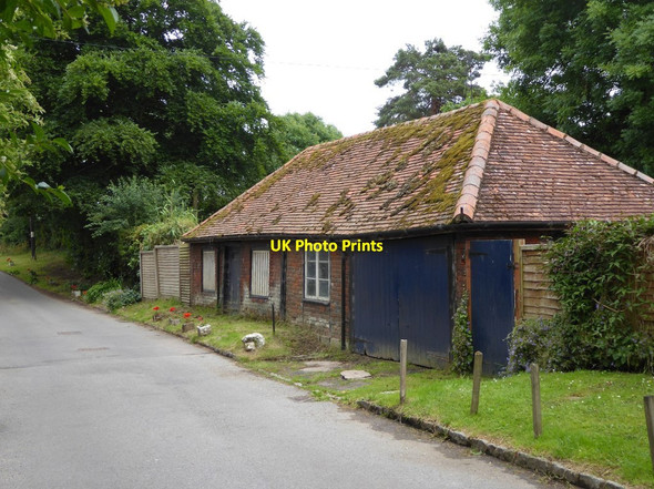 Photo 6"x4" Old farm outbuildings (?), Green Common Lane (2) Woodburn Common c2017