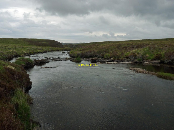 Photo 6"x4" Stepping stones across the Abhainn Lacasaidh\/River Laxay, Isle of Lewis Baile Ailein c2017