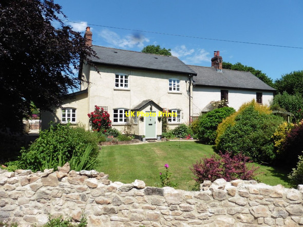 Photo 6"x4" Cottages, north of Awliscombe Awliscombe c2017