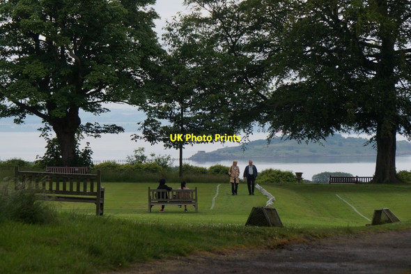 Photo 6"x4" View to Cramond Island from Lauriston Castle Silverknowes c2017