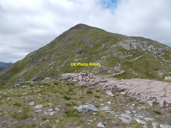 Photo 6"x4" Cairn on Buachaille Etive Beag Dalness\/NN1651 c2017
