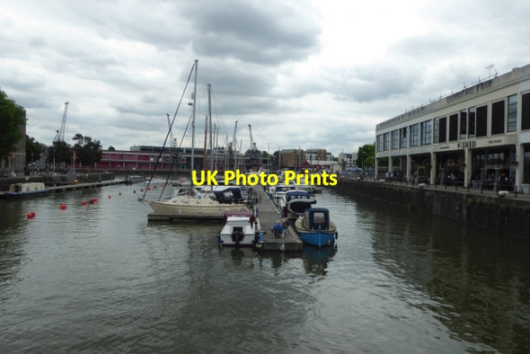 Photo 6"x4" V Shed from Pero's Bridge Bedminster c2017