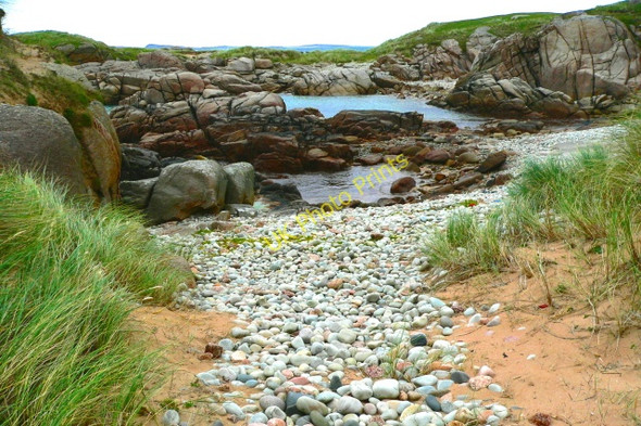 Photo 6"x4" Inishfree Bay - Tidal pools near Mullaghderg Beach Braade c2005