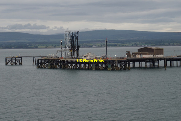 Photo 6"x4" Pier at Nigg Oil Terminal, Cromarty Firth Cromarty\/NH7867 c2017