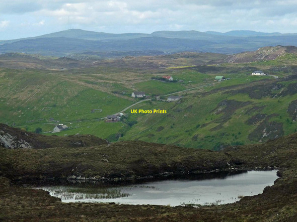 Photo 6"x4" Loch na Biodaig, Isle of Lewis Tom an Fhuadain c2017