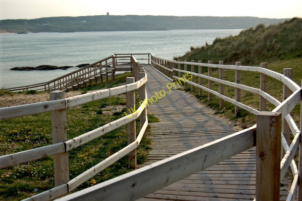 Photo 6"x4" Mullaghderg Beach - Boardwalk to beach area Braade c2008