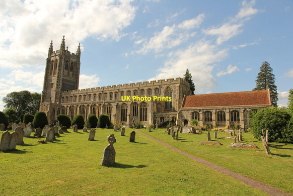 Photo 6"x4" Holy Trinity church Long Melford c2017