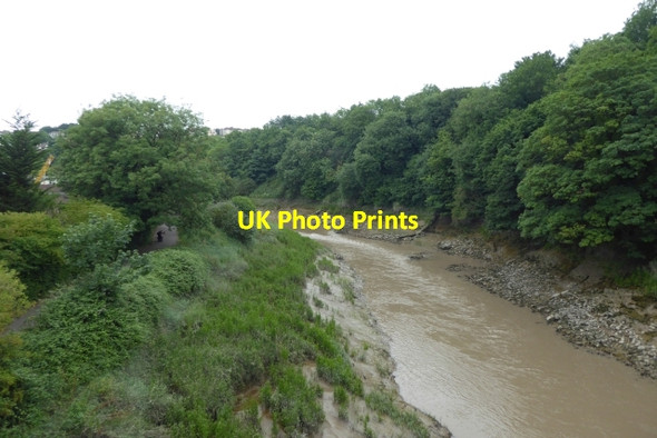 Photo 6"x4" River Avon from the rail bridge Windmill Hill\/ST5971 c2017