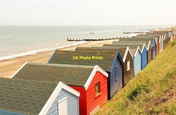 Photo 6"x4" Southwold Beach Huts Southwold c2017