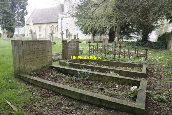 Photo 6"x4" Family Vaults at All Saints Nuneham Courtenay c2017