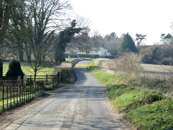 Photo 6"x4" Rural road by Borough Farm Weston Colley c2016