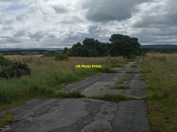 Photo 6"x4" Perimeter track, RAF Dallachy, Moray Bogmoor c2016