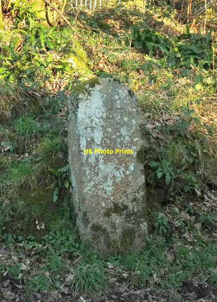 Photo 6"x4" Guidepost, Wenfordbridge Lank c2017