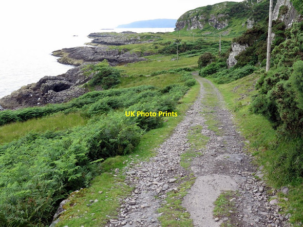 Photo 6"x4" Track west of Lower Gylen Gylen Castle c2017