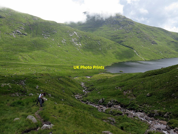 Photo 6"x4" Path above Coire Cruachan Bridge of Awe c2017