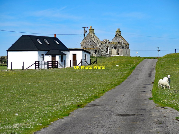 Photo 6"x4" Road at Silversands, Tiree Kirkapol c2017