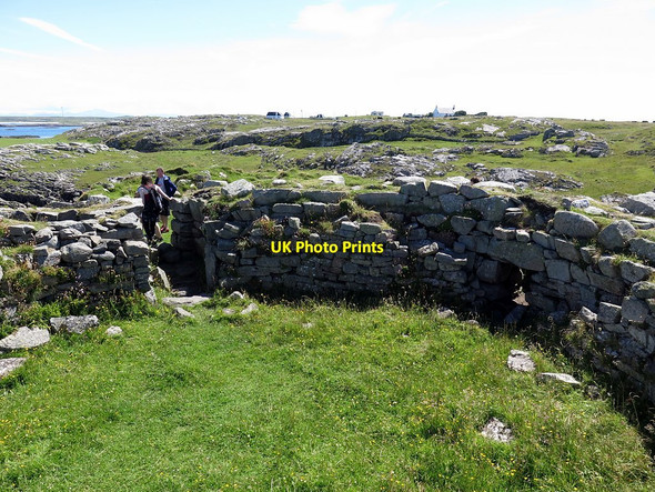 Photo 6"x4" Dun Mor Broch, Tiree Vaul c2017