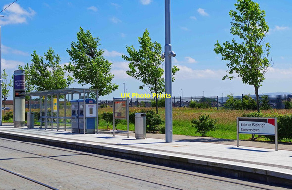 Photo 6"x4" Cheeverstown tram stop (LUAS), Citywest Avenue, Cheeverstown, Dublin Jobstown c2017