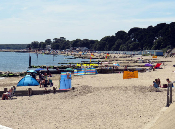 Photo 6"x4" Avon Beach in Mudeford Friars Cliff c2017