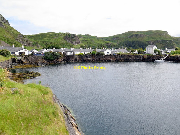Photo 6"x4" Flooded slate quarry, Ellenabeich Easdale\/NM7417 c2017