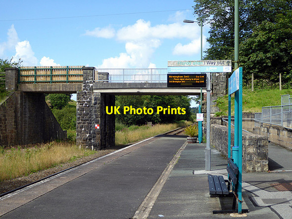 Photo 6"x4" Looking west from Penychain station Afon Wen\/SH4437 c2017