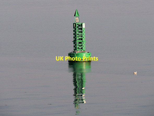 Photo 6"x4" Belfast Buoy Number 1 Carrickfergus c2017