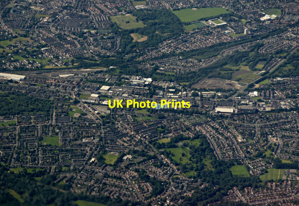 Photo 6"x4" Newton Heath, Failsworth and Moston from the air Failsworth c2017