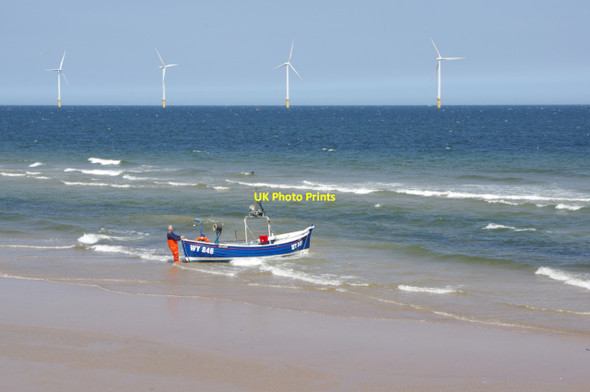 Photo 6"x4" Redcar Beach Redcar\/NZ6124 c2017