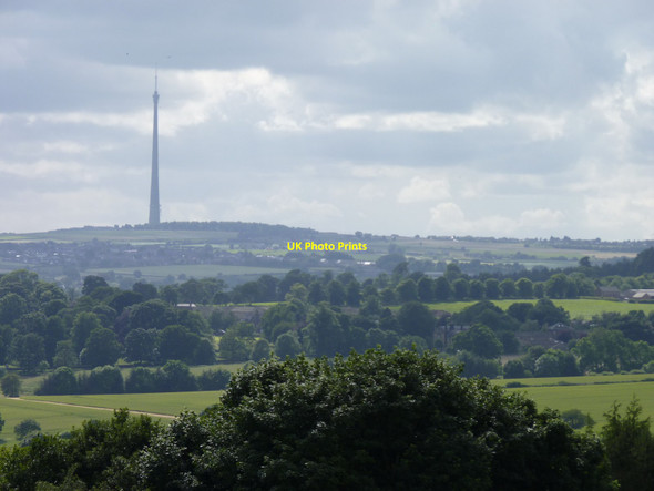 Photo 6"x4" Emley Moor Transmitter Mast from Woolley Edge Moor Head\/SE2212 c2016