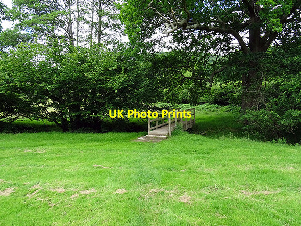 Photo 6"x4" Footbridge over Nant-y-gwenlli Cwrt\/SH6800 c2016