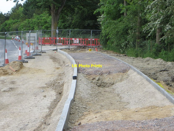 Photo 6"x4" Footpath Towards the Junction Chilton\/SU4885 c2016