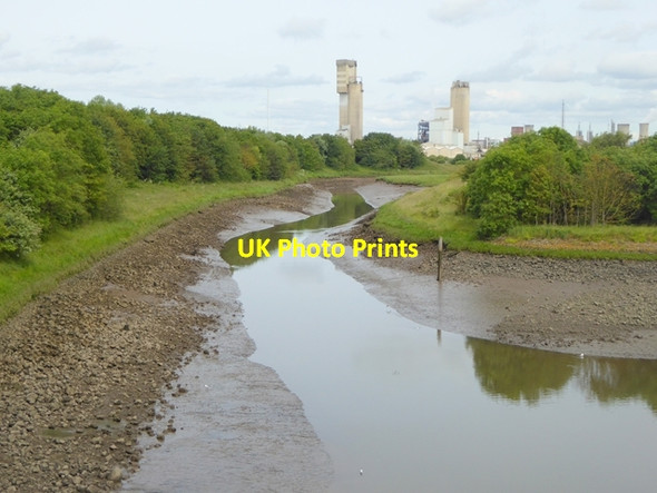 Photo 6"x4" The mouth of Billingham Beck Portrack c2016