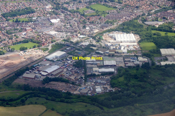 Photo 6"x4" Sankey Valley Industrial Estate, Newton-le-Willows, from the air Newton-Le-Willows\/SJ5895 c2016