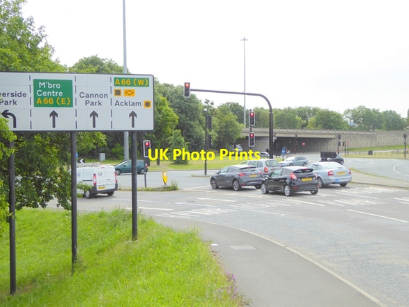Photo 6"x4" Roundabout on the A1032 Linthorpe c2016