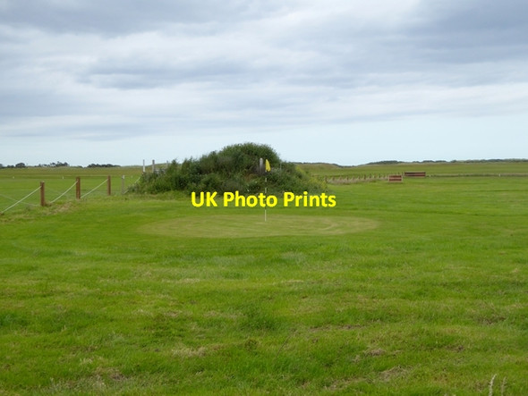 Photo 6"x4" A green on Seaton Carew Golf Course Seaton Carew c2016