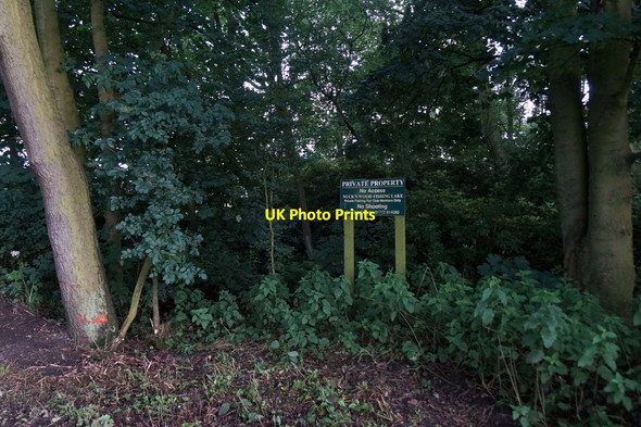 Photo 6"x4" Private sign, Nuck's Wood, Holmeswood Holmeswood c2016