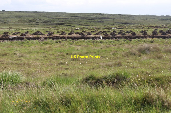 Photo 6"x4" Peat cutting at Upper Glassagh Carrick\/B8128 c2016