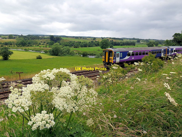 Photo 6"x4" Settle-Carlisle Railway & River Eden Little Salkeld c2016