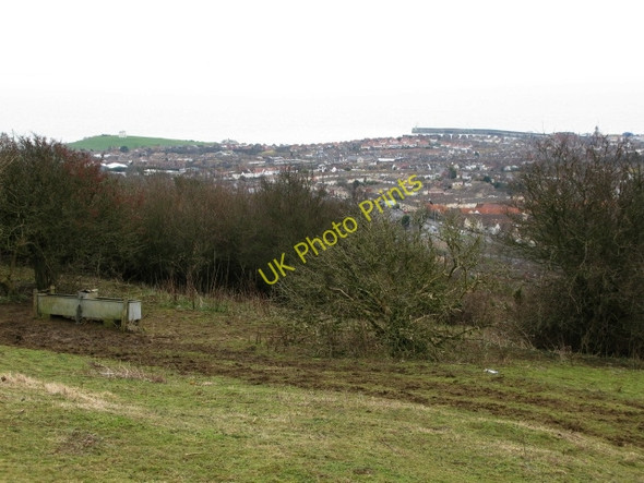 Photo 6"x4" View across Folkestone rooftops from Creteway Down 3 Folkestone c2009