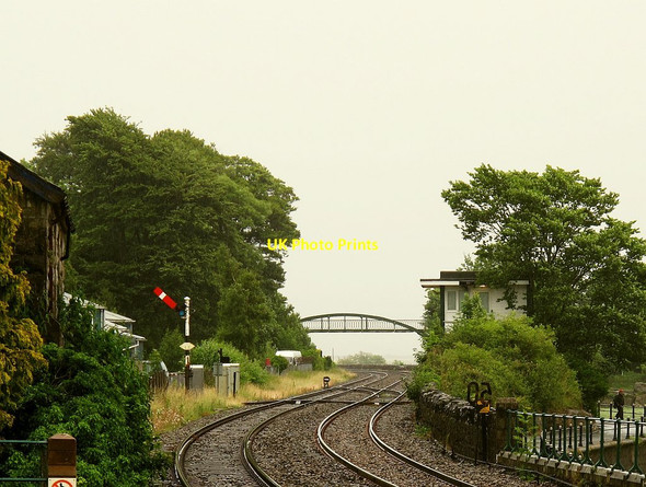 Photo 6"x4" Railway east of Grange-over-Sands Grange-Over-Sands c2016