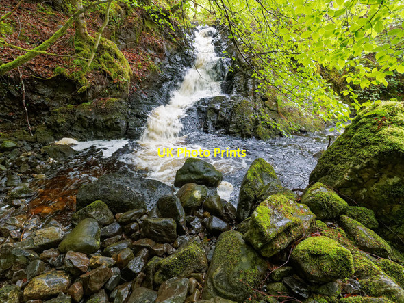 Photo 6"x4" Waterfall on the Eskadale Burn Eskadale c2016