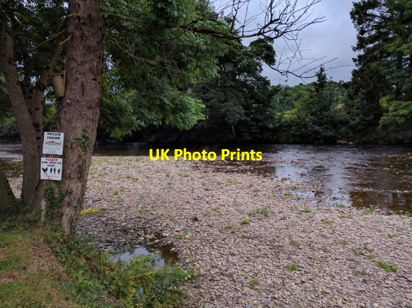 Photo 6"x4" Shingle on the banks of the Exe at Exebridge Brushford\/SS9225 c2016