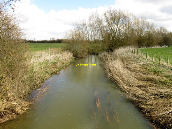 Photo 6"x4" The River Ock near Marcham Marcham c2016