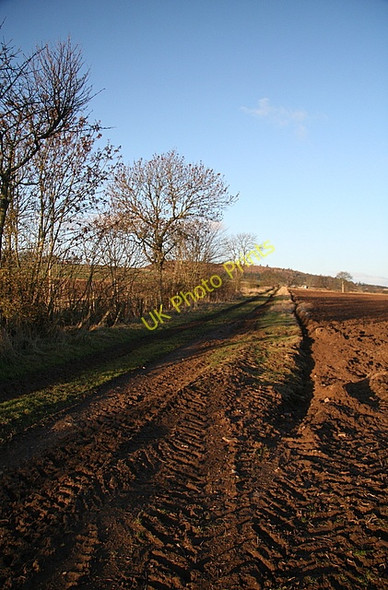 Photo 6"x4" Farm track near Nether Hayston Douglastown c2009