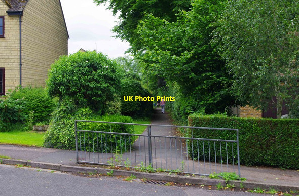 Photo 6"x4" Public footpath to Church Lane, Cogges, Witney, Oxon Witney c2016 P1